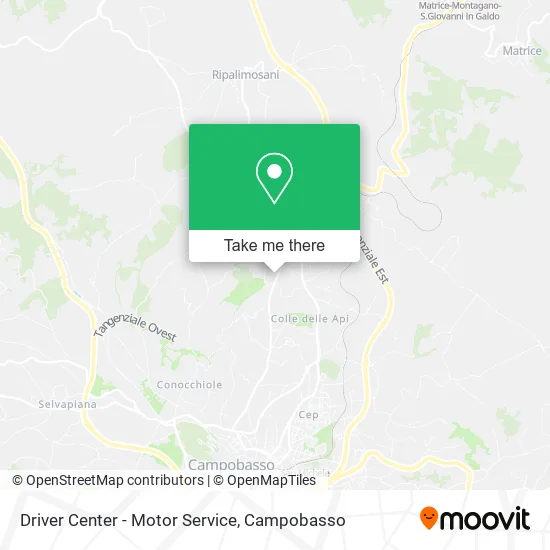 Driver Center - Motor Service map