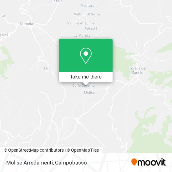 Molise Arredamenti map