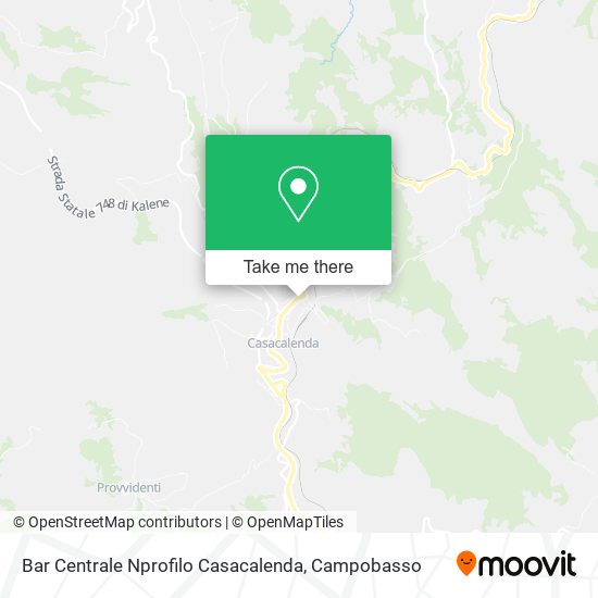 Bar Centrale Nprofilo Casacalenda map
