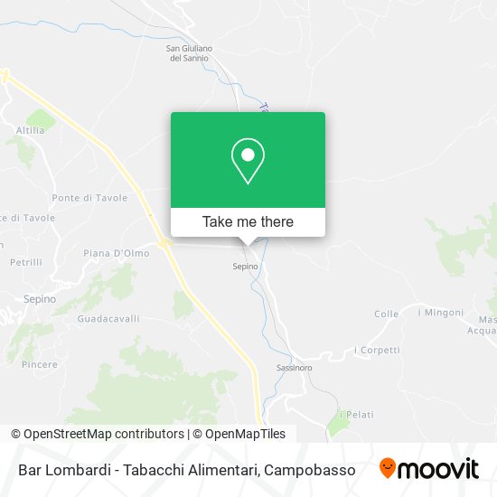 Bar Lombardi - Tabacchi Alimentari map