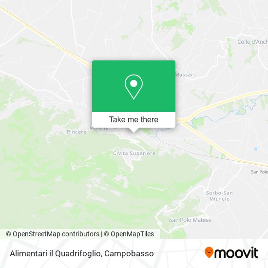 Alimentari il Quadrifoglio map