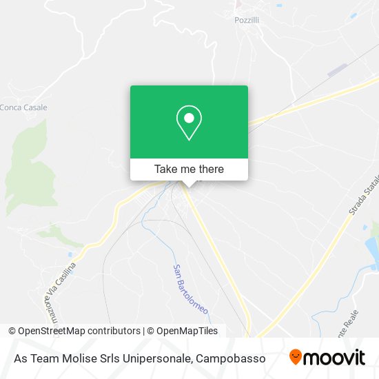 As Team Molise Srls Unipersonale map