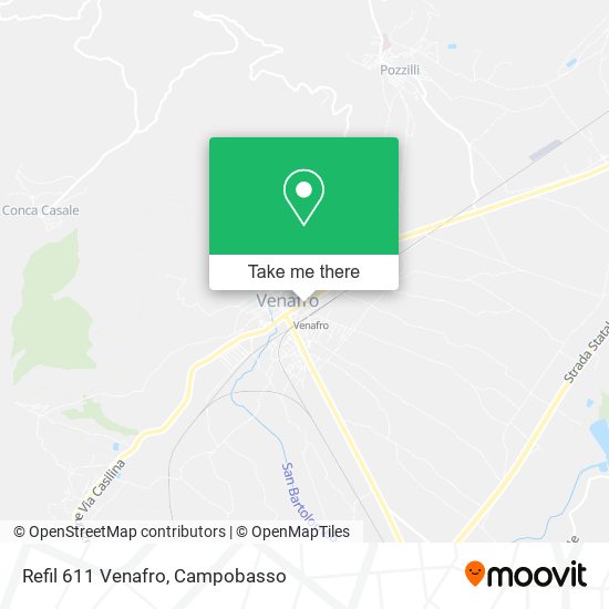 Refil 611 Venafro map