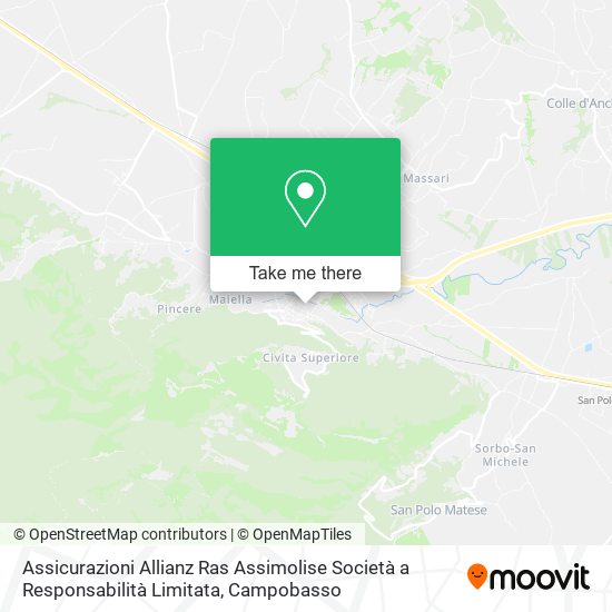 Assicurazioni Allianz Ras Assimolise Società a Responsabilità Limitata map