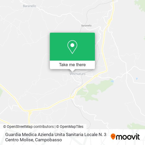 Guardia Medica Azienda Unita Sanitaria Locale N. 3 Centro Molise map