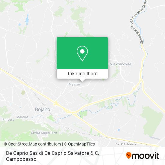 De Caprio Sas di De Caprio Salvatore & C map