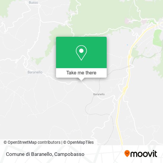 Comune di Baranello map
