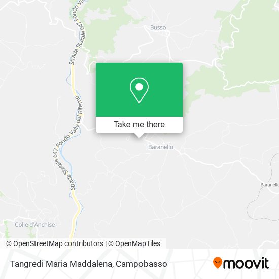 Tangredi Maria Maddalena map