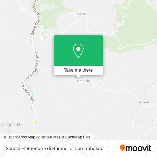 Scuola Elementare di Baranello map