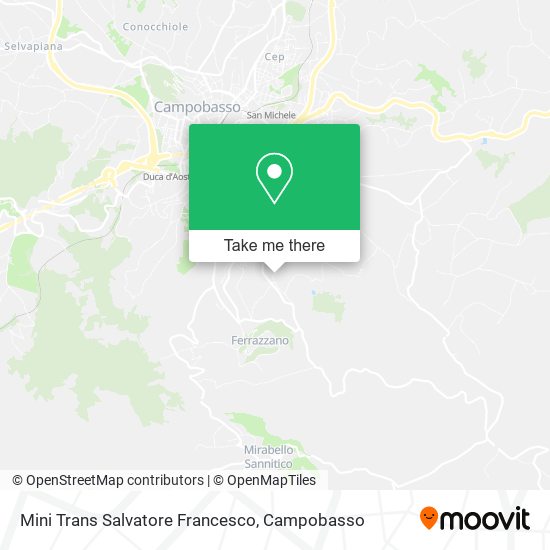 Mini Trans Salvatore Francesco map