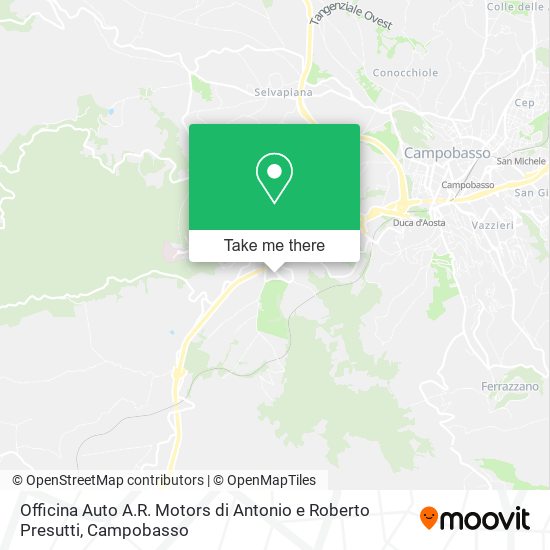 Officina Auto A.R. Motors di Antonio e Roberto Presutti map