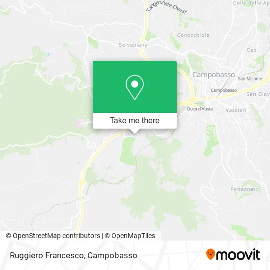 Ruggiero Francesco map