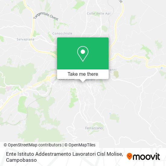 Ente Istituto Addestramento Lavoratori Cisl Molise map