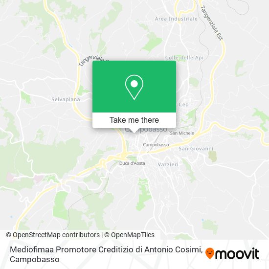 Mediofimaa Promotore Creditizio di Antonio Cosimi map