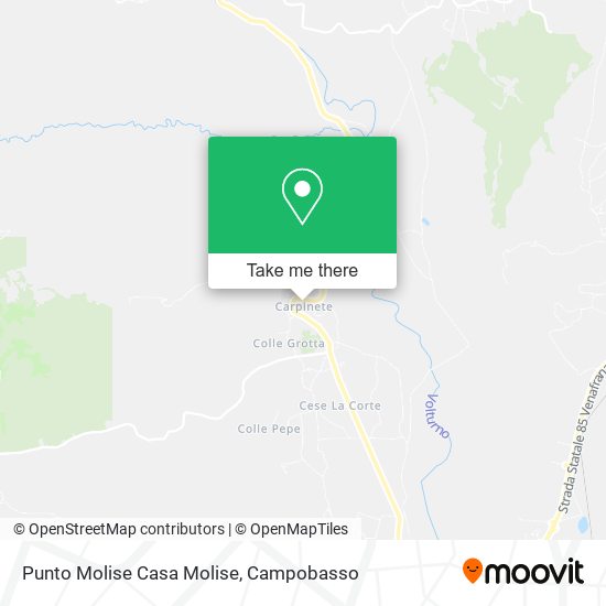 Punto Molise Casa Molise map