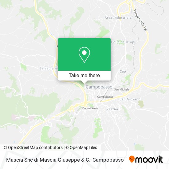 Mascia Snc di Mascia Giuseppe & C. map