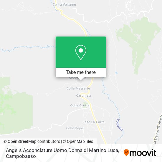 Angel's Acconciature Uomo Donna di Martino Luca map