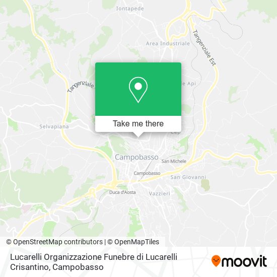 Lucarelli Organizzazione Funebre di Lucarelli Crisantino map