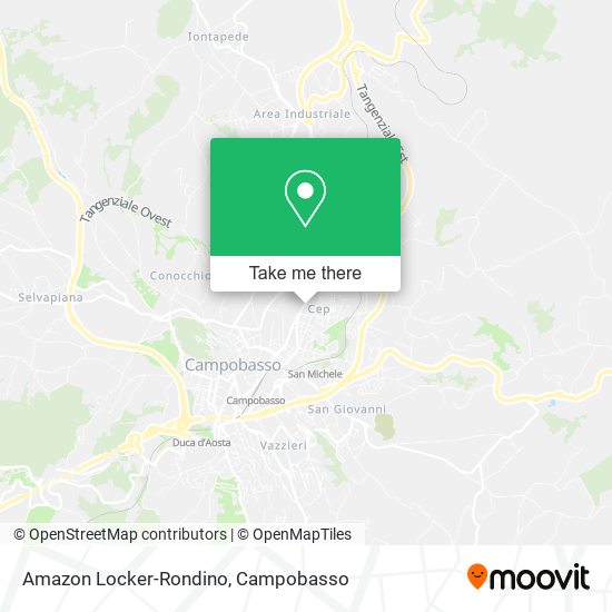 Amazon Locker-Rondino map