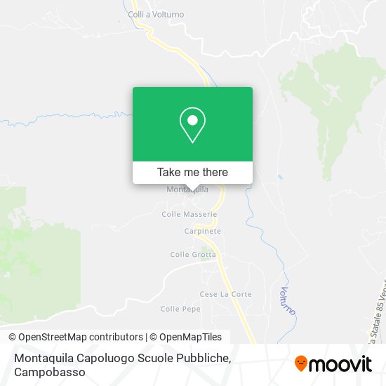 Montaquila Capoluogo Scuole Pubbliche map