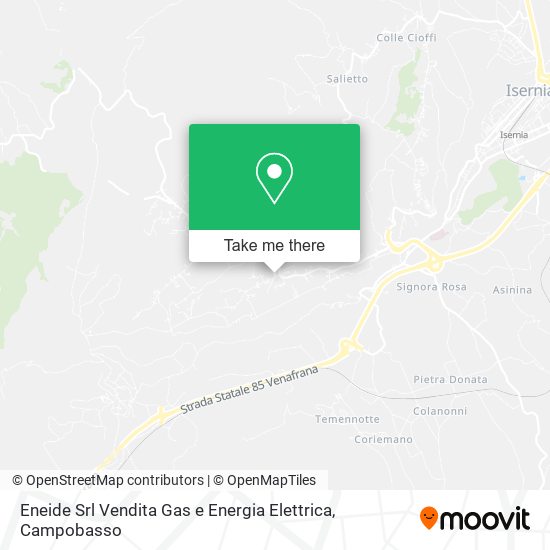 Eneide Srl Vendita Gas e Energia Elettrica map