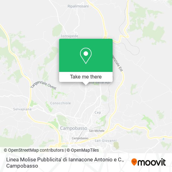 Linea Molise Pubblicita' di Iannacone Antonio e C. map