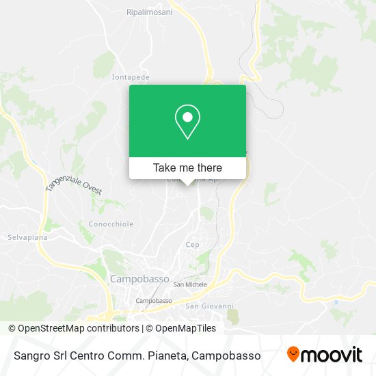 Sangro Srl Centro Comm. Pianeta map