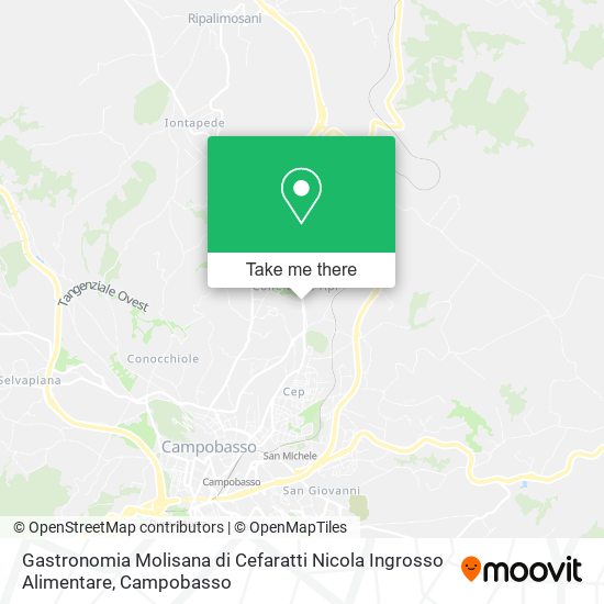 Gastronomia Molisana di Cefaratti Nicola Ingrosso Alimentare map