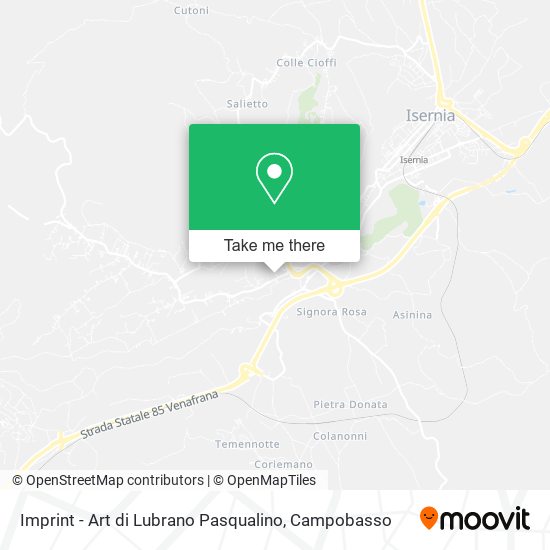 Imprint - Art di Lubrano Pasqualino map