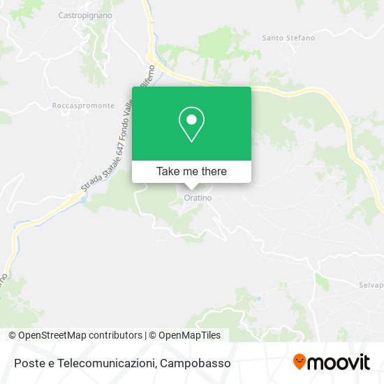 Poste e Telecomunicazioni map