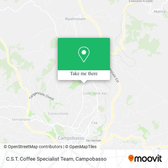 C.S.T. Coffee Specialist Team map