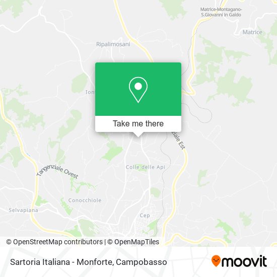 Sartoria Italiana - Monforte map