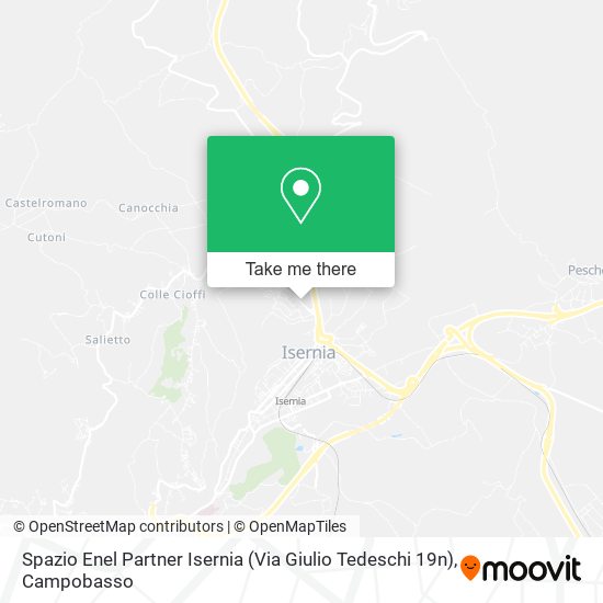 Spazio Enel Partner Isernia (Via Giulio Tedeschi 19n) map