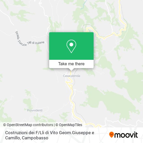 Costruzioni dei F / Lli di Vito Geom.Giuseppe e Camillo map