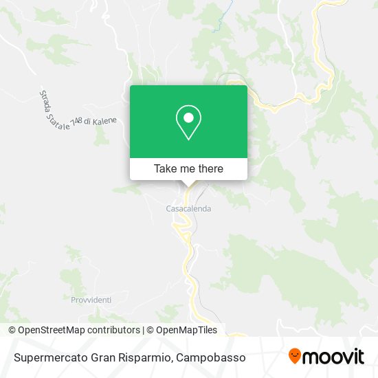 Supermercato Gran Risparmio map