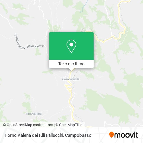 Forno Kalena dei F.lli Fallucchi map