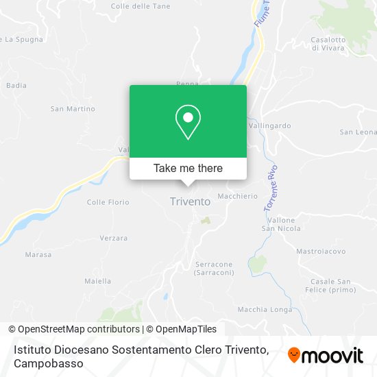 Istituto Diocesano Sostentamento Clero Trivento map