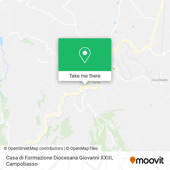 Casa di Formazione Diocesana Giovanni XXIII map