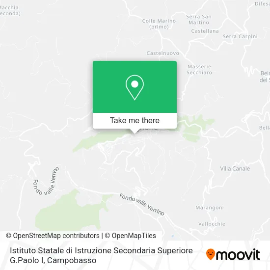 Istituto Statale di Istruzione Secondaria Superiore G.Paolo I map
