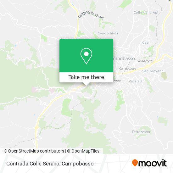 Contrada Colle Serano map