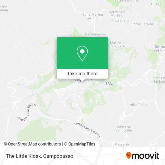 The Little Kiosk map
