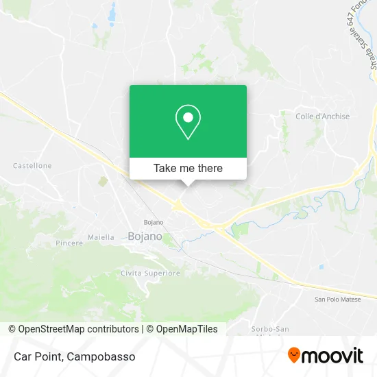 Car Point map