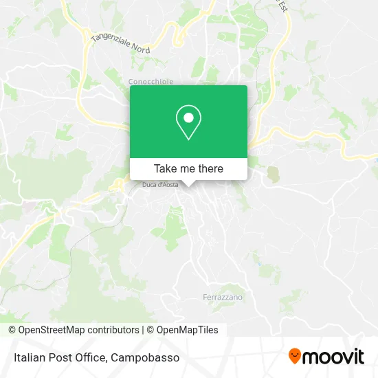 Italian Post Office map