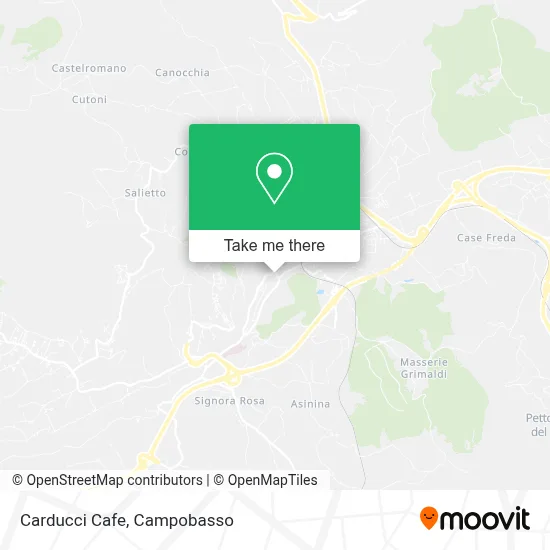 Carducci Cafe map