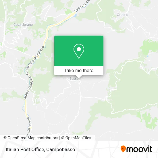 Italian Post Office map