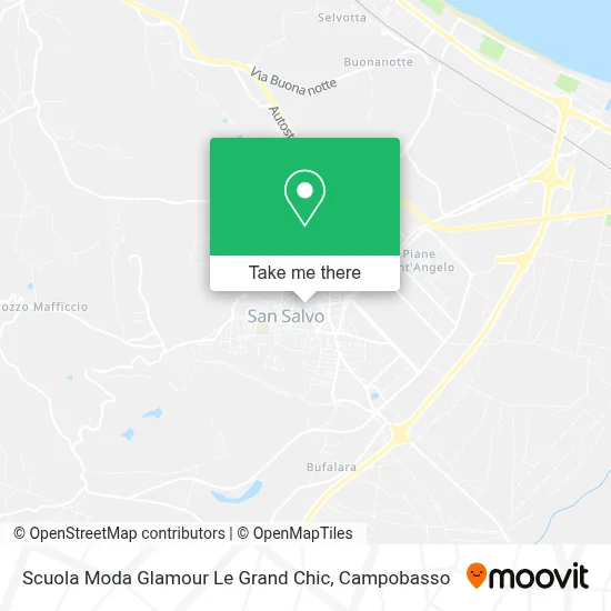 Scuola Moda Glamour Le Grand Chic map