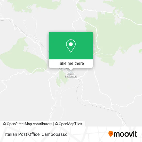Italian Post Office map