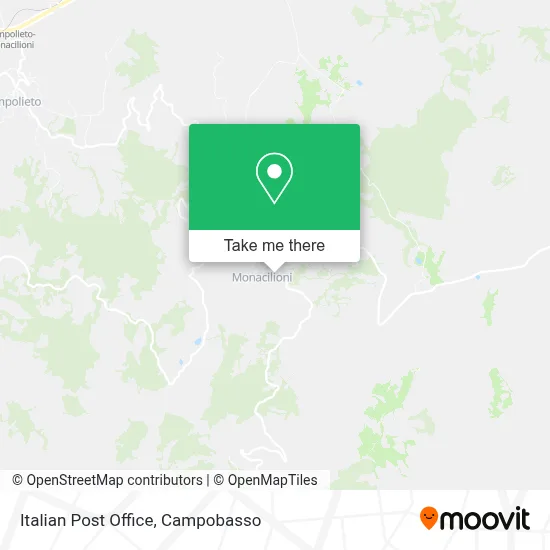 Italian Post Office map