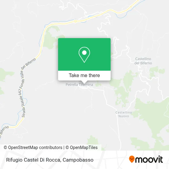 Rifugio Castel Di Rocca map