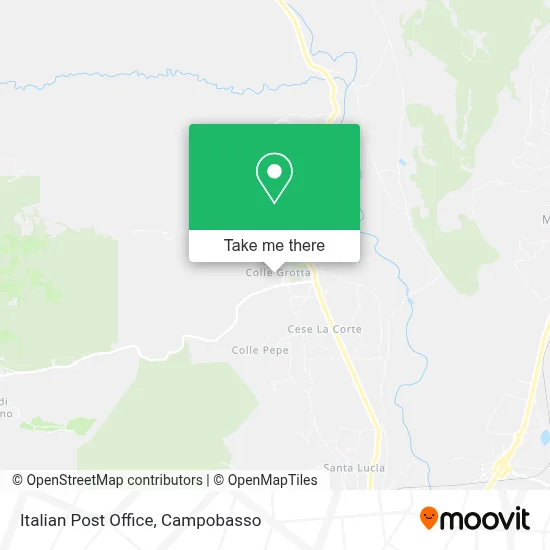 Italian Post Office map